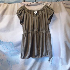OH BABY Women's XL Olive Green Maternity Top